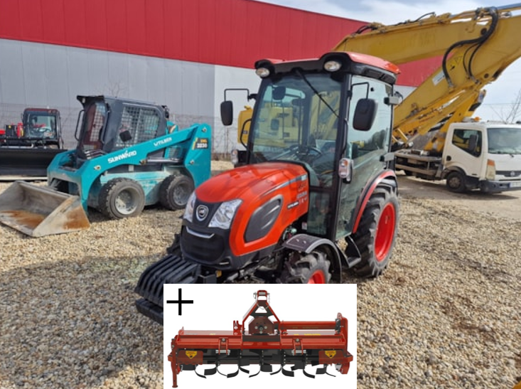 Kioti CK 4530CH cu Cabina + Freza Rotativa ZAF/ND 125 PROMO de vanzare