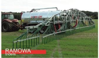 Pomot T520 CLASIC (20.000 litri) - tridem, frame construction + bara distributie dejectii de vanzare