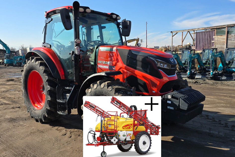 Kioti HX 1302ATC fara Frana Pneumatica + Erbicidator Projet 3200 / BDL 24M PROMO de vanzare