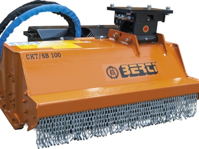 Tocator vegetatie - excavator Berti CKT/SB 100 -- miniexcavator 4.5 - 5.5 tone, Ø 5cm. de vanzare