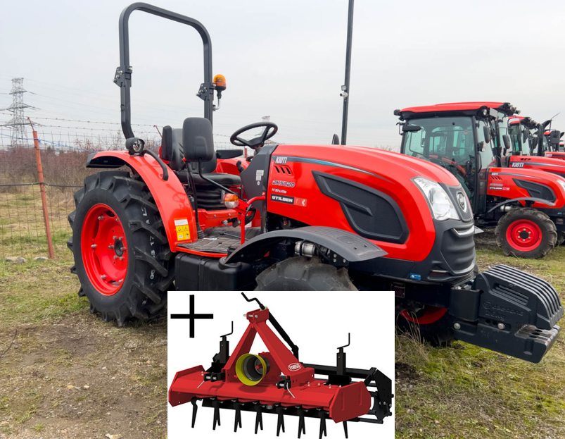 Kioti DK 5020HS ROPS + Grapa Rotativa F61-170 PROMO de vanzare