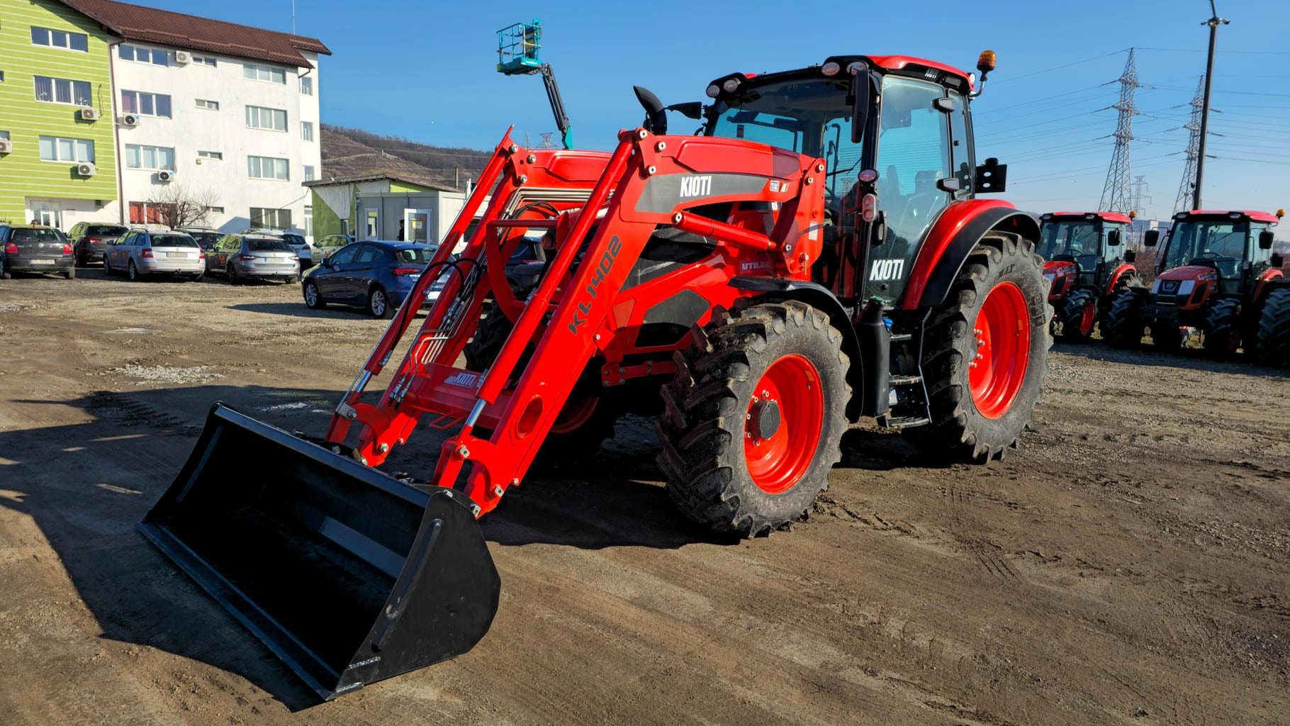 Kioti HX 1302ATC cu Incarcator frontal de vanzare