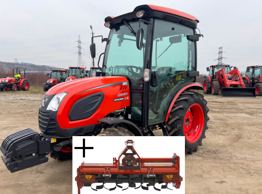 Kioti CK 3530C cu Cabina +  Freza Rotativa ZAF/ND85 PROMO de vanzare