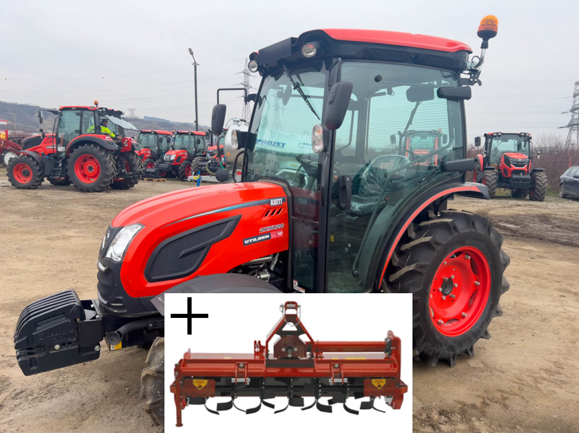 Kioti DK 5020C cu Cabina + Freza Rotativa O Z6/NT 185 PROMO de vanzare