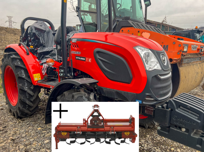 Kioti CK 4530D ROPS + Freza Rotativa ZAF/ND 125 PROMO de vanzare
